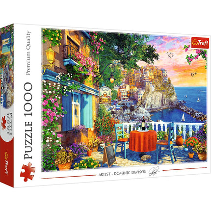Puzzle Cinque Terre View, 1000 de piese, activitate de distracție în familie