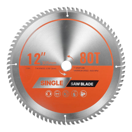 Circular Saw Blade 12 Inch, 80T, 25.4mm Arbor