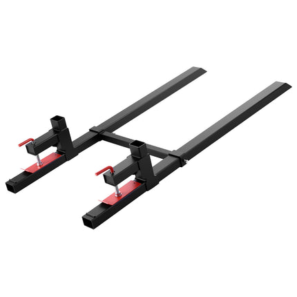 Clamp-On Pallet Forks 60 In, 2000 lb, Stabilizer Bar