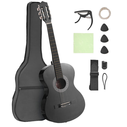 Classical Guitar 38-Inch Starter Kit, Nylon Strings, Bag