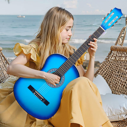 Classical Guitar Starter Kit 38 In, Nylon Strings, Bag