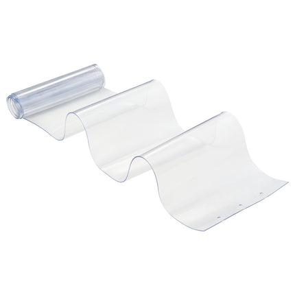 Clear PVC Strip Curtain, 0.9 x 2.1 m, 6-Pack, 2 mm