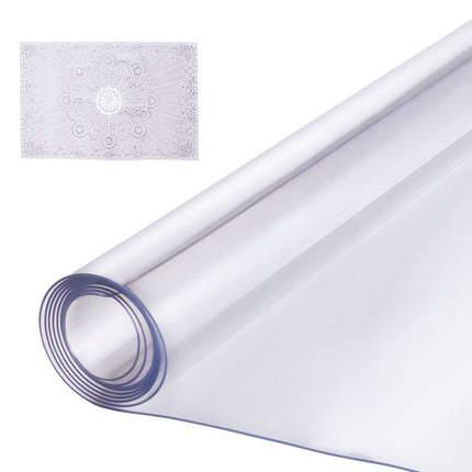 Clear PVC Table Protector 30 x 60 in, 1.5 mm Thick