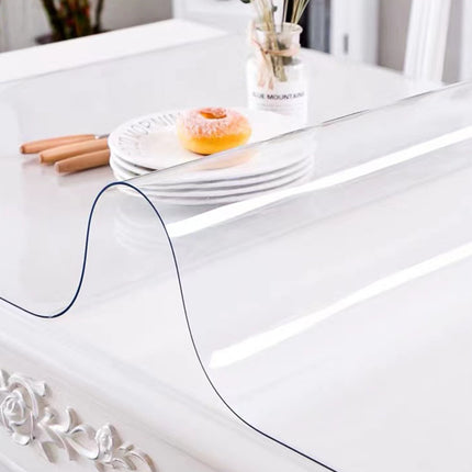 Clear PVC Table Protector 36 x 60 in, 1.5 mm Thick