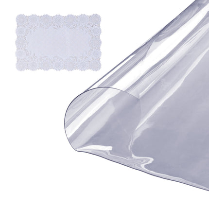 Clear PVC Table Protector, 48 Inch Round, 1.5 mm
