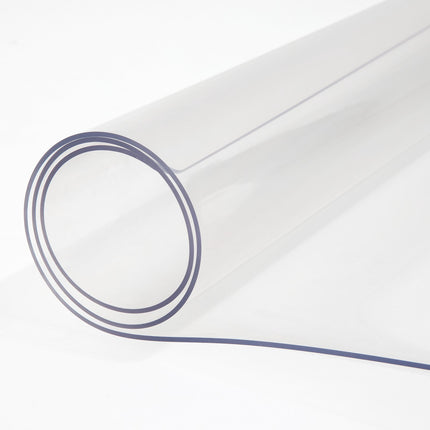 Clear PVC Table Protector, 96 x 42 In, 2mm Thick
