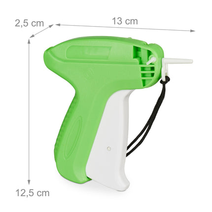 Pistol de etichetare a hainelor în verde