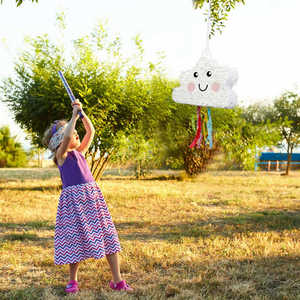 Pinata în nor pentru petreceri pentru copii - umplută și distractivă