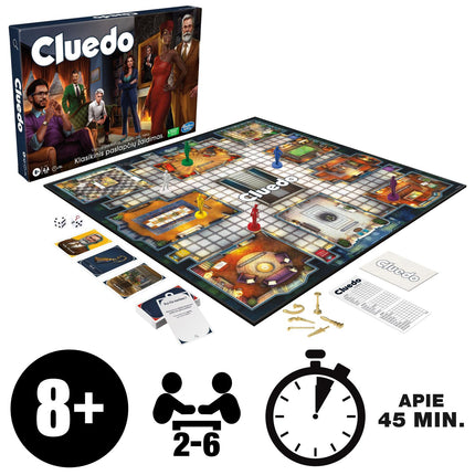 Cluedo - jocul clasic de mister (în limba lituaniană)