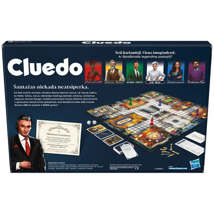 Cluedo - jocul clasic de mister (în limba lituaniană)