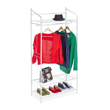 Coat Rack With 3 Shelves