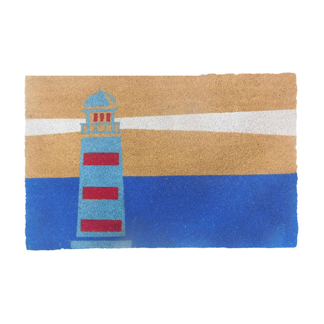 Covoraș de ușă din cocos, 80x50 cm, antiderapant, rezistent la intemperii