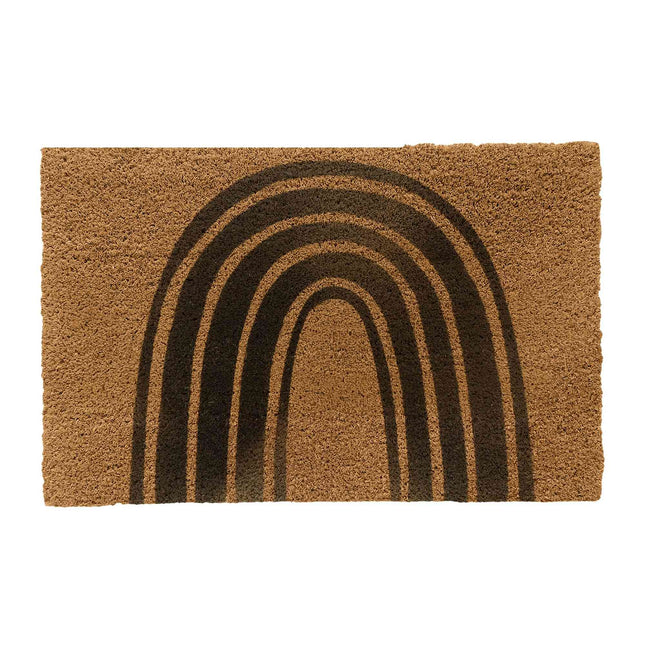 Covoraș de ușă din cocos, 80x50 cm, antiderapant, rezistent la intemperii