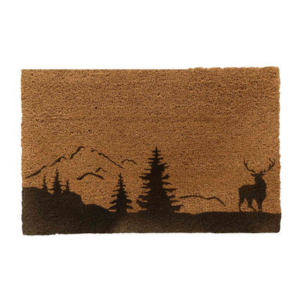 Covoraș de ușă din cocos, 80x50 cm, antiderapant, rezistent la intemperii