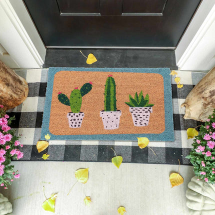 Nucă de cocos Doormat Cactus