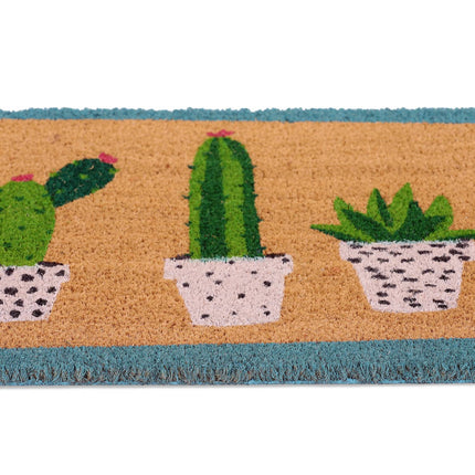 Nucă de cocos Doormat Cactus