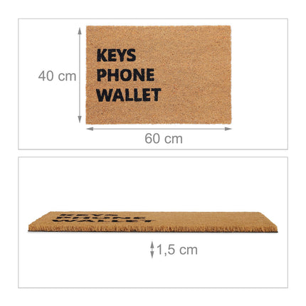 Covoraș de cocos „Portofel Key Phone