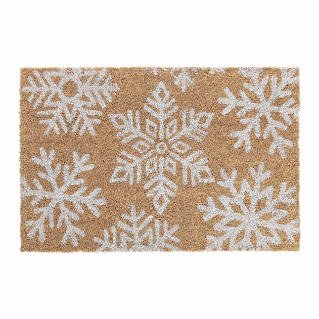 Nucă de cocos Doormat Fulgi de zăpadă