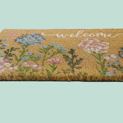 Coconut Fibre Welcome Mat – Non-Slip, Indoor/Outdoor Use