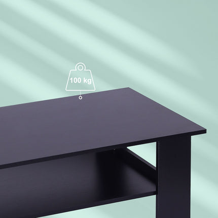 Masă de cafea cu raft inferior - Design modern, curățare ușoară