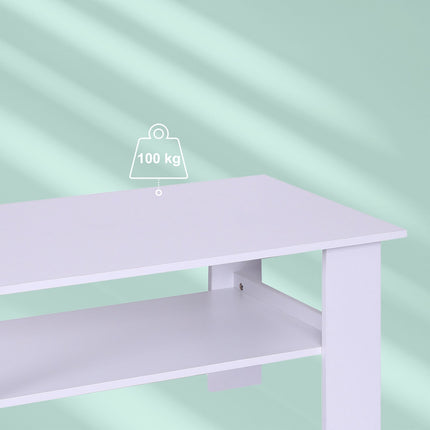 Masă de cafea cu raft inferior - Design modern, curățare ușoară