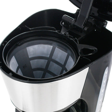 Coffee maker 1000Watt 1.25l stainless