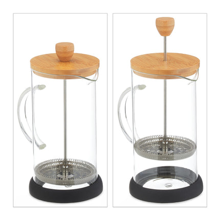 Filtru de cafea cu capac din bambus