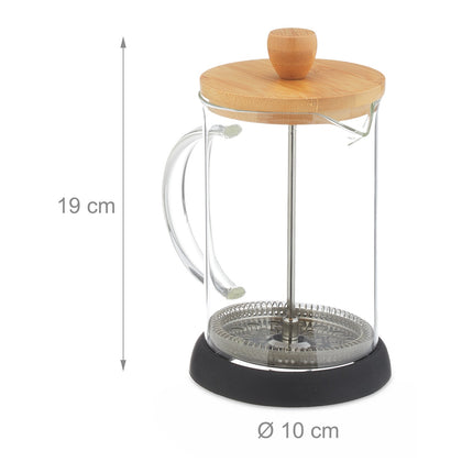 Filtru de cafea cu capac din bambus
