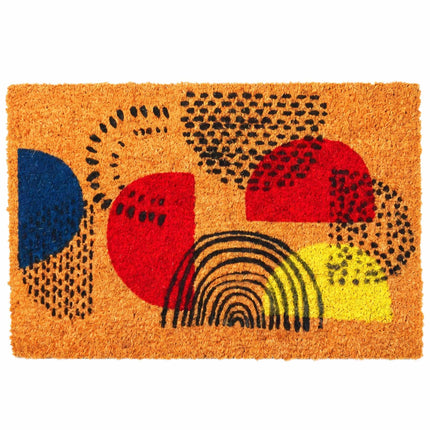 Covoraș de ușă din cocos, 60x40 cm, fibră de cocos care reține murdăria