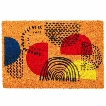 Covoraș de ușă din cocos, 60x40 cm, fibră de cocos care reține murdăria