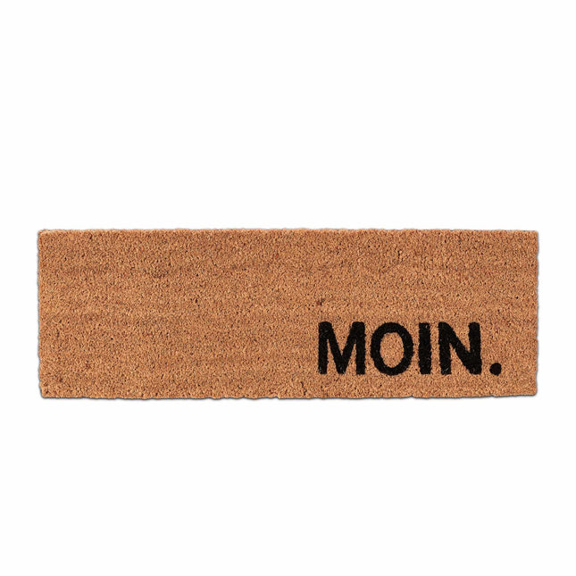 Covoraș de ușă din cocos – Moin Greeting, antiderapant, pentru interior/exterior