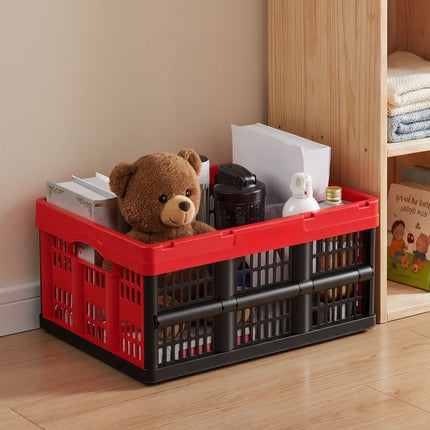 Collapsible Storage Bins 32L, 3-Pack, Stackable