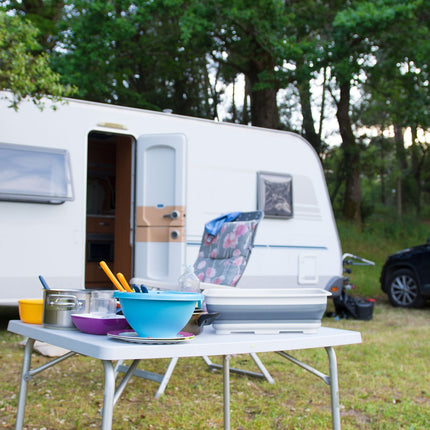 Coș pliabil pentru camping 7 L