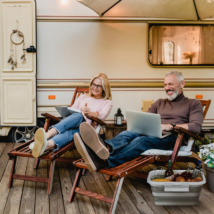 Coș pliabil cu capac