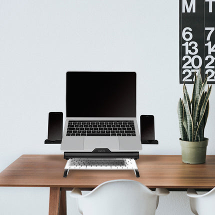 Collapsible laptop stand and height adjustable Sv