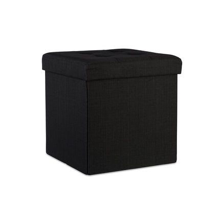 Scaun pliabil cu depozitare din material de in