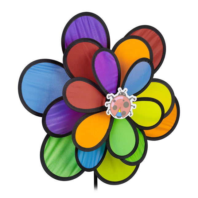 Rotitor de vânt cu flori colorate