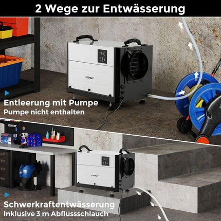 Dezumidificator comercial, 58 l/zi, 3 moduri, temporizator 24 ore