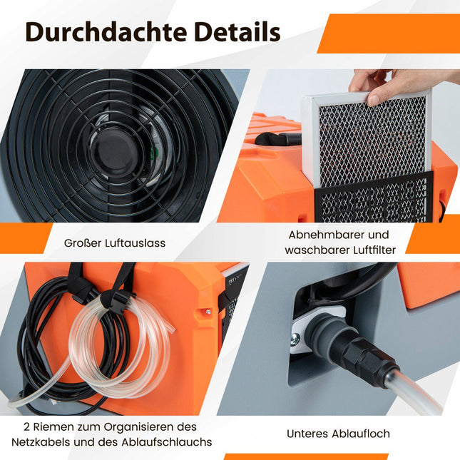 Dezumidificator comercial 85L-zi, pompă, temporizator 24h