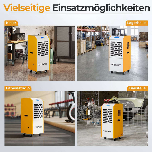 Dezumidificator comercial 90L/zi cu pompă și furtun – temporizator 24 de ore
