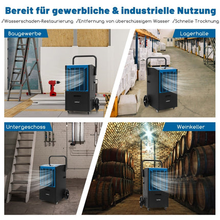 Dezumidificator comercial cu pompă, capacitate 66 l/zi