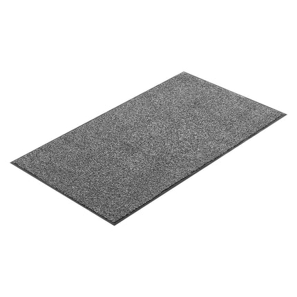 Commercial Floor Mat 5x3 ft, Non-Slip PVC Backing, Grey