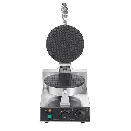 Commercial Waffle Cone Maker 1230W, Temp Timer Control