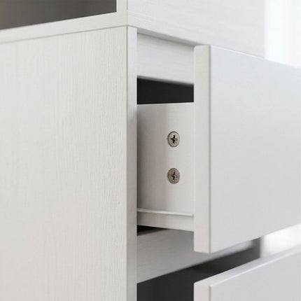 Set noptieră compactă din MDF cu sertare, 64x24x30 cm
