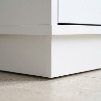 Set noptieră compactă din MDF cu sertare, 64x24x30 cm