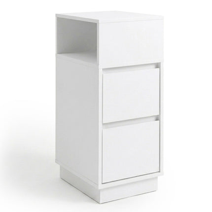 Set noptieră compactă din MDF cu sertare, 64x24x30 cm