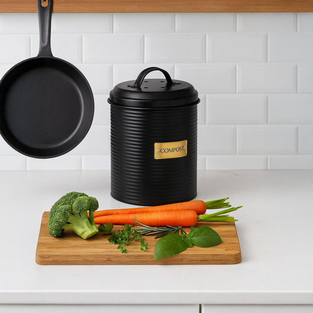 Recipient pentru compost cu filtru de mirosuri, capacitate 2,5 l
