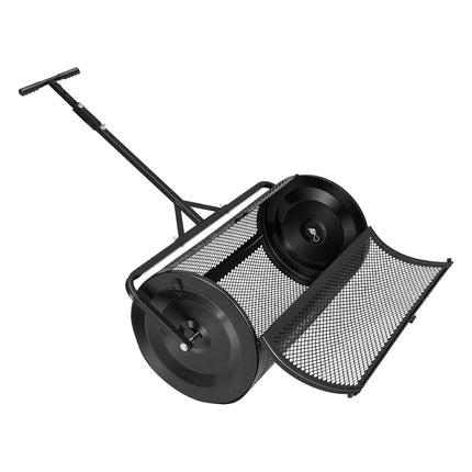Compost Spreader Roller, 36 in, Push-Tow, Adjustable