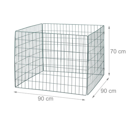 Compost grid in metal, 3-pack