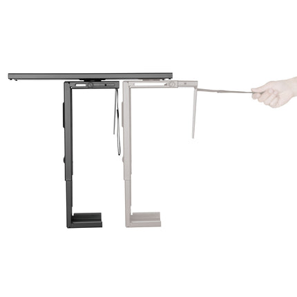 Computer holder for table adjustable